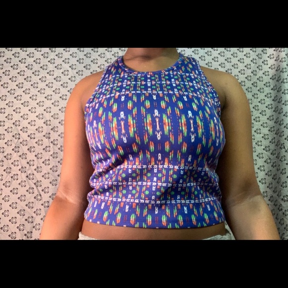 Patterned cropped top - Picture 4 of 4